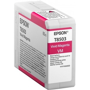 Epson C13T850300 Orig T8503 cartuccia inkjet magenta vivid  80ml  010343914889