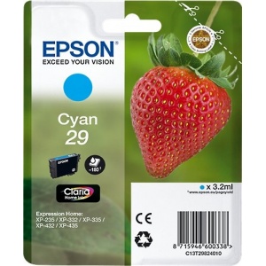 Epson C13T29824012 Orig T2982 Cartuccia inkjet cyan 180 pag 3.2ml  8715946600338