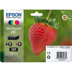 Epson C13T29864012 Orig T2986 Multipack black cyan magenta yellow 8715946602332