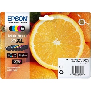 Epson C13T33574011 Orig T3357 Multipack 5 Cartucce bk cy mag Yel bk foto 8715946645292