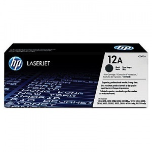 HP Q2612A 12A ORIGINALE 2612a toner black 2000 pag - 808736558136