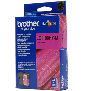 Brother LC1100hym  LC-1100hym - ORIGINALE Cartuccia magenta 750 PAG - 4977766659871