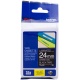 ORIGINAL Brother nastro laminato bianco su nero TZe-355 TZ-355 24 mm x 8 m, laminato