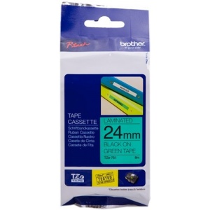 Brother TZe-751 TZ-751 Orig Tze751 nastro laminato nero su verde 4977766692434