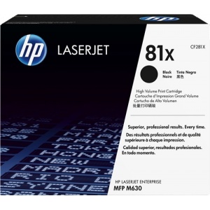 HP CF281X 81x ORIGINALE toner nero  25000 pag alta capacità 887758147900