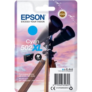 Epson C13T02W24010 502xl Orig T02W24 Cartuccia Cyan 470 Pag 6.4ml  8715946652825