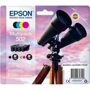 Epson C13T02V64010 502 Orig T02V64 Multipack Black Cyan magenta Yellow 8715946653150