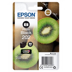 Epson C13T02F14010 202 Orig T02F14 Cartuccia Black Photo 4.1ml 8715946646206