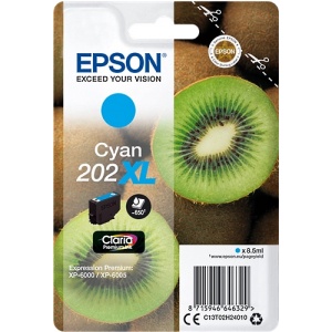 Epson C13T02H24010 202XL T02H24 Orig Cartuccia Cyan  650 PAG 8.5ml  8715946646329