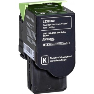 Lexmark C232HK0 ORIGINALE toner nero 3000 Pag  734646667128