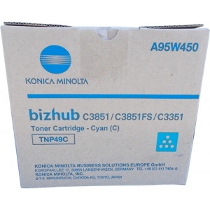 Konica Minolta A95W450 TNP49C ORIGINAL toner cyan 12000 pag 039281062353