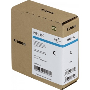 Canon PFI-310c  2360C001  PFI310 ORIGINAL Cartuccia cyan 330ml - 4549292098198