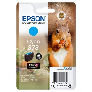 Epson C13T37824010 378 Orig T3782 Cartuccia cyan 360 pag 4.1ml  8715946645742