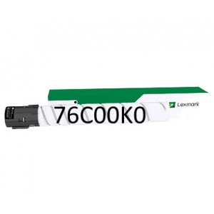 Lexmark 76C00K0 ORIGINAL toner black 18500 pag  734646635035