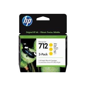 HP 3ED79A 712 - ORIGINAL Multipack yellow 193905352883