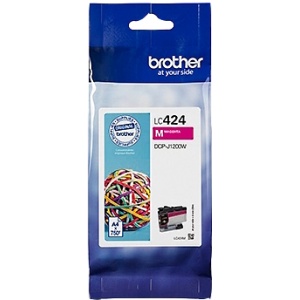 Brother LC424M LC-424M ORIGINALE Cartuccia magenta  - 750 PAG  4977766810463