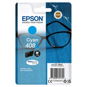 Epson C13T09K24010 408L Orig T09K24 Cartuccia Cyan 21,6ml - 8715946701721