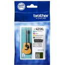 ORIGINAL Brother LC-421XL - LC421XLVLA  Multipack Black / cyan / magenta / Yellow - 2000 Pag - 4977766813594