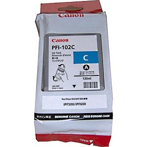 Canon PFI-102c 0896B001 ORIGINAL PFI102c Cartuccia inkjet cyan 130ml 4960999299785