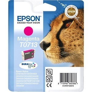 Epson C13T07134012 ORIGINAL T0713 Cartuccia magenta 250 pag 5.5ml  8715946495453