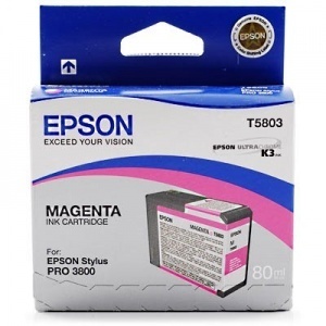 Epson c13T580300 T5803 ORIGINAL Cartuccia inkjet magenta 80ml  010343858794