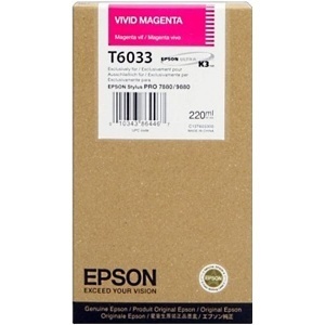 Epson c13T603300 T6033 Orig Cartuccia inkjet magenta vivid 220ml 010343864467