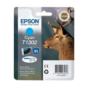 Epson C13T13024012 T1302 - ORIGINAL Cartuccia cyan 755 pag 10.1ml - 8715946465647