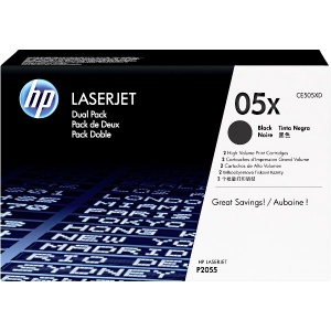 HP CE505XD 05x ORIGINAL Multipack 2 toner black 6500 pag 884962660058