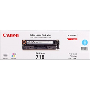 Canon 718 C 2661B002 Orig 718C toner cyan 2900 PAG  4960999628608