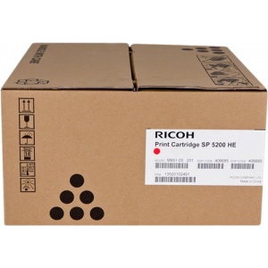 Ricoh 821229 SP 5200HE 406685  ORIG toner black 25000 pag 4961311858338