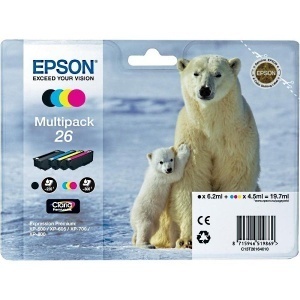 Epson C13T26164010 Orig T2616 Multipack black  cyan magenta yellow 8715946519869 