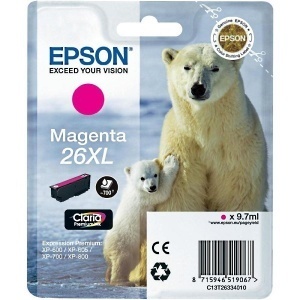 Epson C13T26334012 Orig T2633 XL inkjet magenta 700 pag 9.7ml 8715946519067