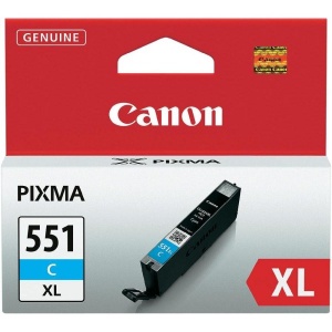 Canon CLI-551c XL Orig Cartuccia cyan CLI551c XL 6444B001 11ml 4960999904931