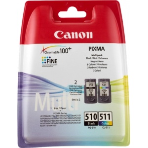 Canon PG-510 + CL-511 Orig 2970B010 Multipack black color pg510 + cl511 8714574577647