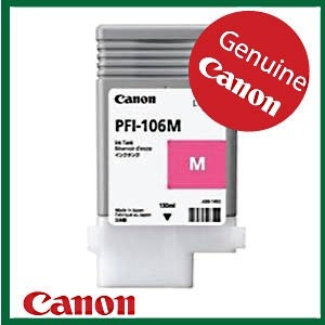 Canon PFI-106M 6623B001 ORIG PFI106m Cartuccia inkjet magenta 130ml 4960999909523