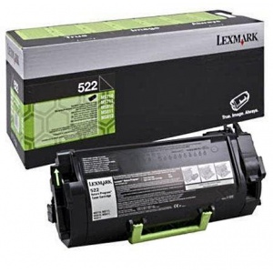 Lexmark 522 52D2000 ORIGINAL toner black 6000 pag - 734646427166