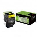 ORIGINALE Lexmark 80C2HY0 802HY toner yellow laser 3000 pag  734646477901