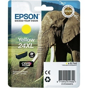 Epson C13T24344012 Orig T2434 Cartuccia yellow 740 pag 8.7ml XL 8715946519302