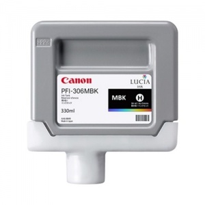 Canon PFI-306mbk 6656B001 Orig PFI306 Cartuccia black matte 330ml 4960999910215