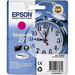 Epson C13T27034012 Orig T27034 Cartuccia magenta 300 pag 3.6ml 8715946533032