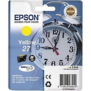 Epson C13T27044012 Orig T27044 Cartuccia yellow 300 pag 3.6ml - 8715946533049